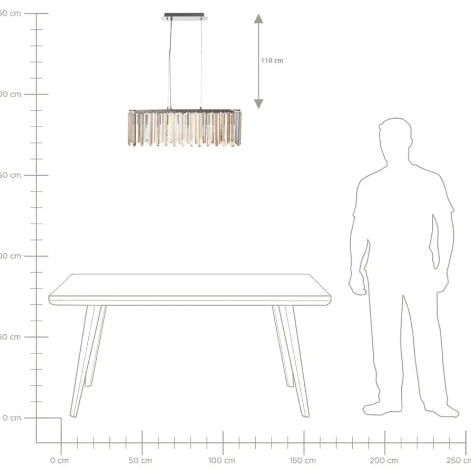 Beliani MANDEO - Kroonluchter - Zilver - IJzer Outlet