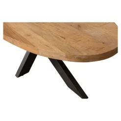 Mangohoutonline - Salontafel Tulsa Ovaal - Bruin - Mahom Online