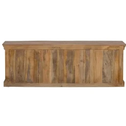 Mangohoutonline - TV Meubel Portland 140cm Rechthoekig - Bruin - Mahom New