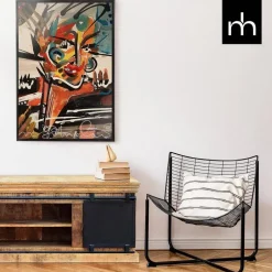 Mangohoutonline - TV Meubel Portland 140cm Rechthoekig - Bruin - Mahom New