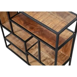 Mangohoutonline - Wandrek Vierkant 60x60cm Vierkant - Bruin - Mahom Best