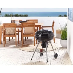 Beliani MARAPI - Houtskoolgrill - Zwart - Staal Sale