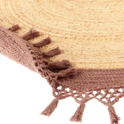 Leen Bakker MARTS - Vloerkleed - Beige/Bruin - 140 cm - Jute Clearance