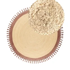 Leen Bakker MARTS - Vloerkleed - Beige/Bruin - 200 cm - Jute Online