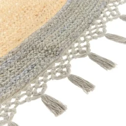 Leen Bakker MARTS - Vloerkleed - Beige/Grijs - 200 cm - Jute Hot