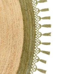 Leen Bakker MARTS - Vloerkleed - Beige/Groen - 200 cm - Jute Best