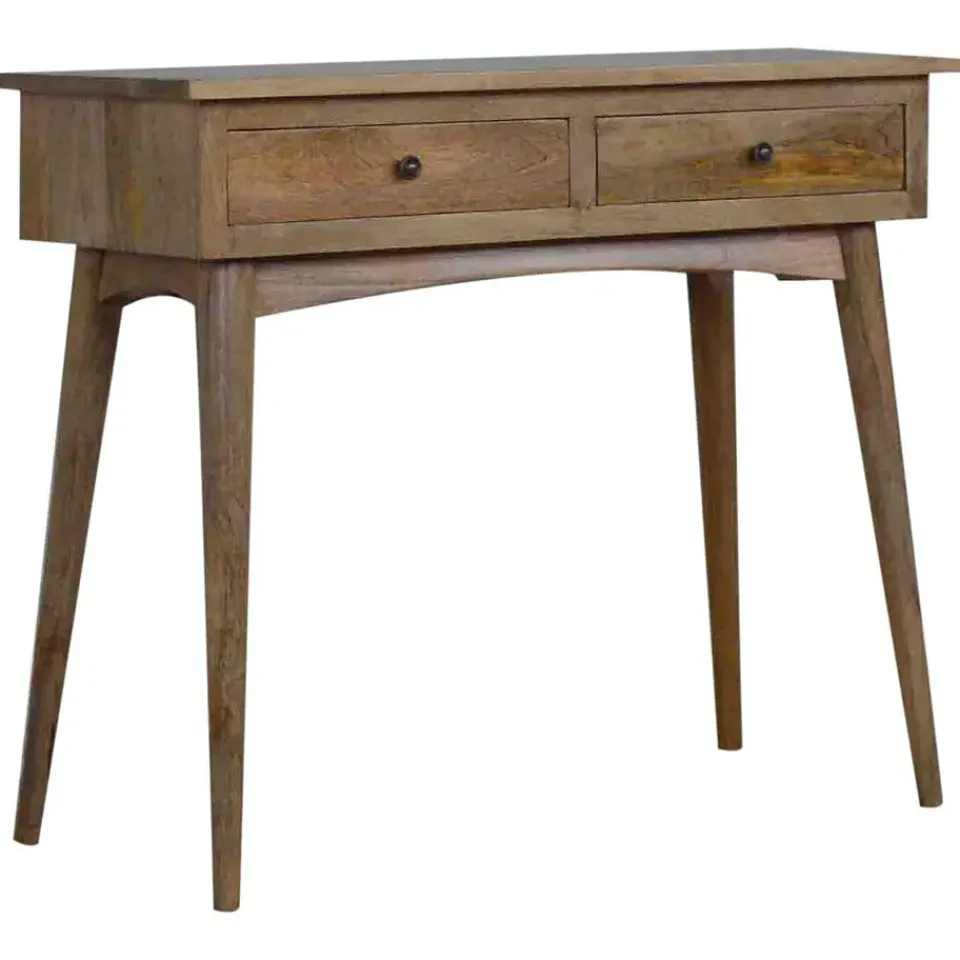 Artisan Furniture Massief Houten Sidetable met 2 Laden Online
