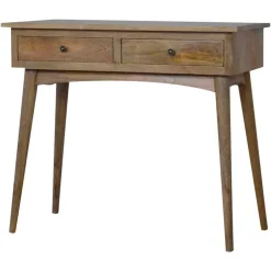 Artisan Furniture Massief Houten Sidetable met 2 Laden Online