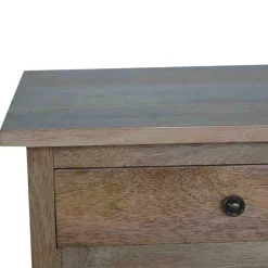 Artisan Furniture Massief Houten Sidetable met 2 Laden Online