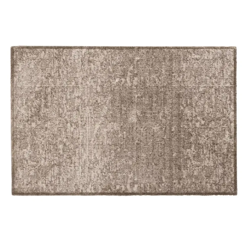 Leen Bakker Mat Soft & Deco Velvet - beige - 67x100 cm Best