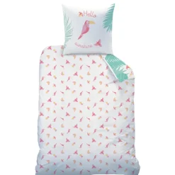 Merkloos Matt & Rose Dekbedovertrek Jungle - Eenpersoons - 140 x 200 cm - Katoen Clearance