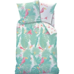 Merkloos Matt & Rose Dekbedovertrek Jungle - Eenpersoons - 140 x 200 cm - Katoen Clearance