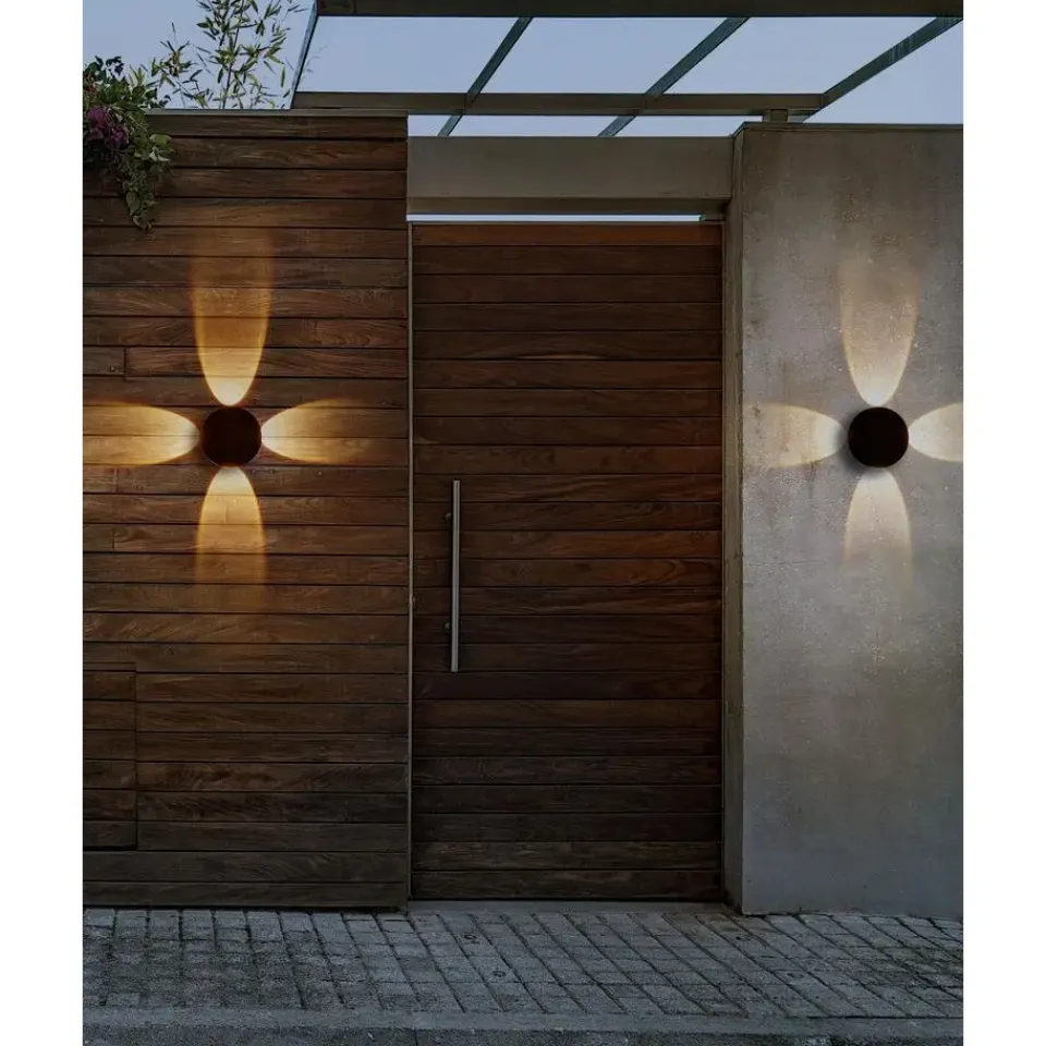 Beliani MAURICE - Wandlamp set van 2 - Zwart - Aluminium Outlet