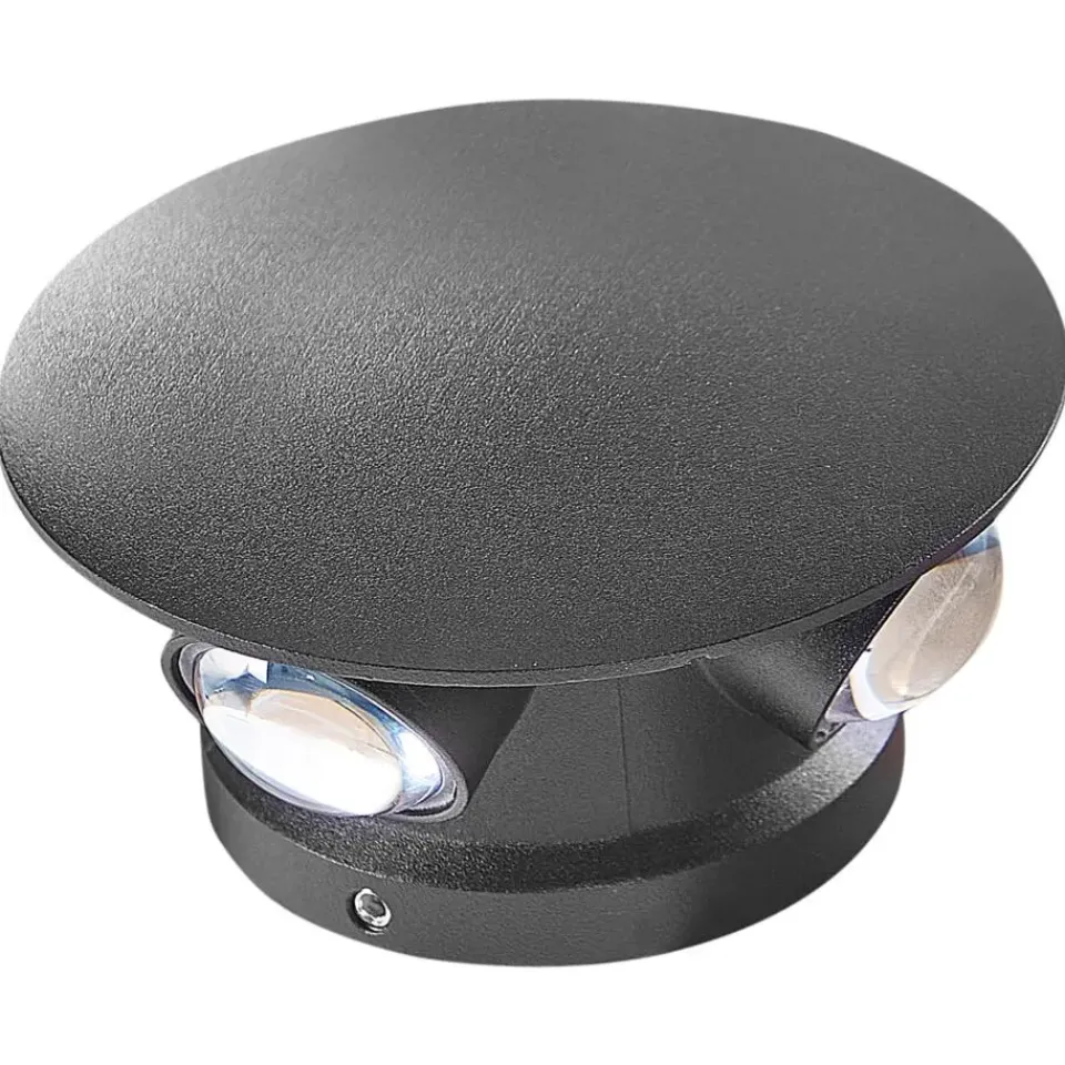 Beliani MAURICE - Wandlamp set van 2 - Zwart - Aluminium Outlet