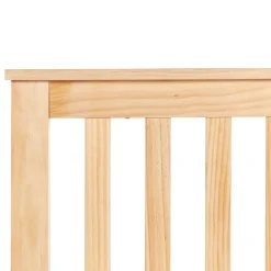 Beliani MAYENNE - Tweepersoonsbed - Lichtbruin - 140 x 200 cm - Dennenhout Outlet