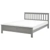 Beliani MAYENNE - Tweepersoonsbed - Grijs - 140 x 200 cm - Dennenhout Outlet