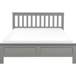 Beliani MAYENNE - Tweepersoonsbed - Grijs - 140 x 200 cm - Dennenhout Outlet