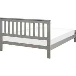 Beliani MAYENNE - Tweepersoonsbed - Grijs - 140 x 200 cm - Dennenhout Outlet