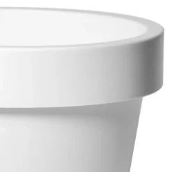 Mega Collections Plantenpot/bloempot - kunststof - wit - D30 cm Discount