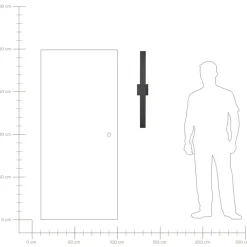 Beliani MELGAM - Wandlamp - Zwart - Ijzer Discount