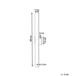 Beliani MELGAM - Wandlamp - Zwart - Ijzer Discount