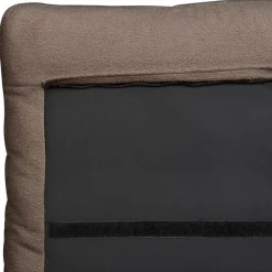 Beliani MELLE - Tweepersoonsbed - Bruin - 140 x 200 cm - Bouclé Best