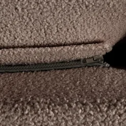 Beliani MELLE - Tweepersoonsbed - Bruin - 140 x 200 cm - Bouclé Best