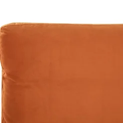 Beliani MELLE - Tweepersoonsbed - Oranje - 160 x 200 cm - Fluweel Hot