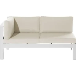 Beliani MESSINA - Loungeset voor 5 - Beige - Aluminium Discount