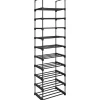 Merkloos Metalen Schoenenrek met 10 Planken, Standplank, Multifunctioneel Best