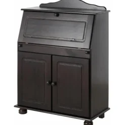 Loft24 Mette - Bureau met 2 bruine grenen deuren Online