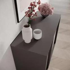 Meubella - Antigo - Ladekast met 3 lades - Beige/Antraciet - 93x43x87 cm New