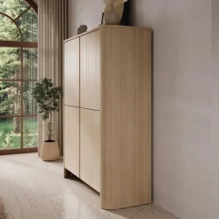 Meubella - Barbados - Dressoir - Eiken - 103x39x132 cm