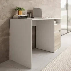 Meubella - Bureau Babot - Wit 2 - 120 cm Sale