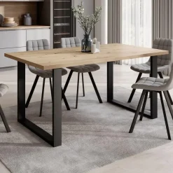 Meubella - Eetkamertafel Butter - Eiken Online