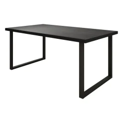 Meubella - Eetkamertafel Vince - Zwart eiken - 180 cm Hot