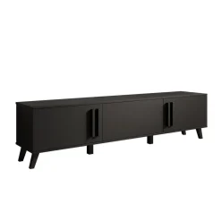 Meubella - Hydra - TV-Meubel - Zwart - 180 cm Best