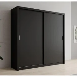 Meubella - Kledingkast Blake - Mat Zwart - 220 cm Best