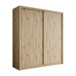 Meubella - Kledingkast Blake - Eiken - 200 cm New