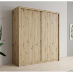 Meubella - Kledingkast Blake - Eiken - 200 cm New