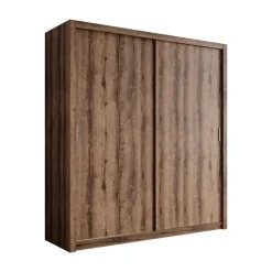 Meubella - Kledingkast Blake - Donker eiken - 200 cm Sale