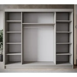 Meubella - Kledingkast Eagle - Beige - 250 cm Sale