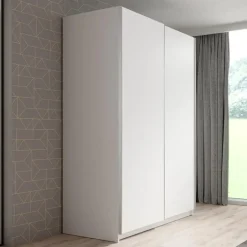 Meubella - Kledingkast Ganaro - Wit - 150 cm Hot