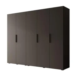 Meubella - Kledingkast Marquesa - Zwart - 250 cm New