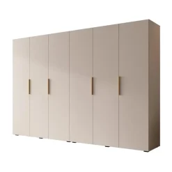 Meubella - Kledingkast Marquesa - Beige - 300 cm New