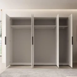 Meubella - Kledingkast Marquesa - Wit - 250 cm Clearance