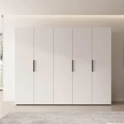 Meubella - Kledingkast Marquesa - Wit - 250 cm Clearance