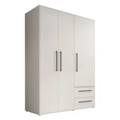 Meubella - Kledingkast Mayen - Wit - 145 cm Best