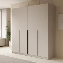 Meubella - Kledingkast Sabre - Beige - 200 cm Hot