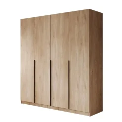 Meubella - Kledingkast Sabre - Eiken - 200 cm Online